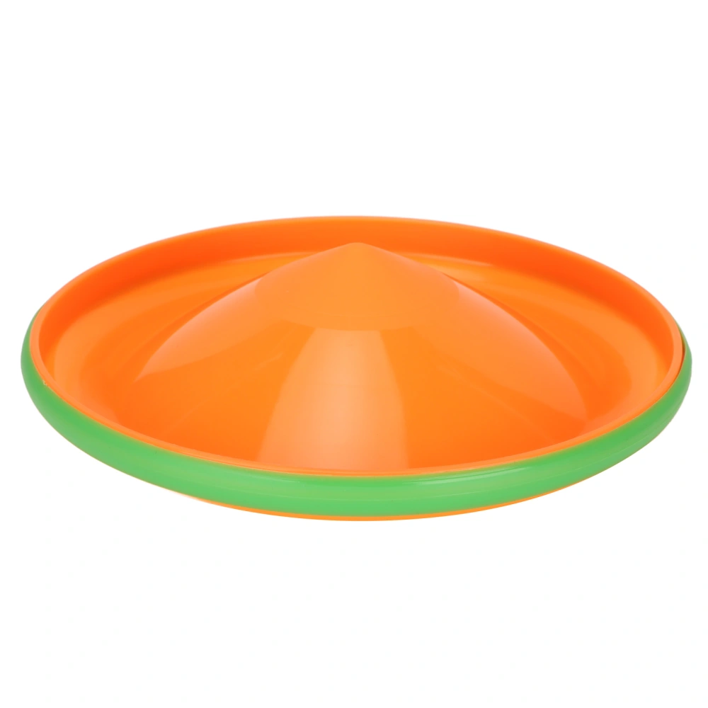 Dog Flying Disc Training Interactive Lightweight Floating Flying Disc Dog Sports Toy for Small Medium Dogs Orange