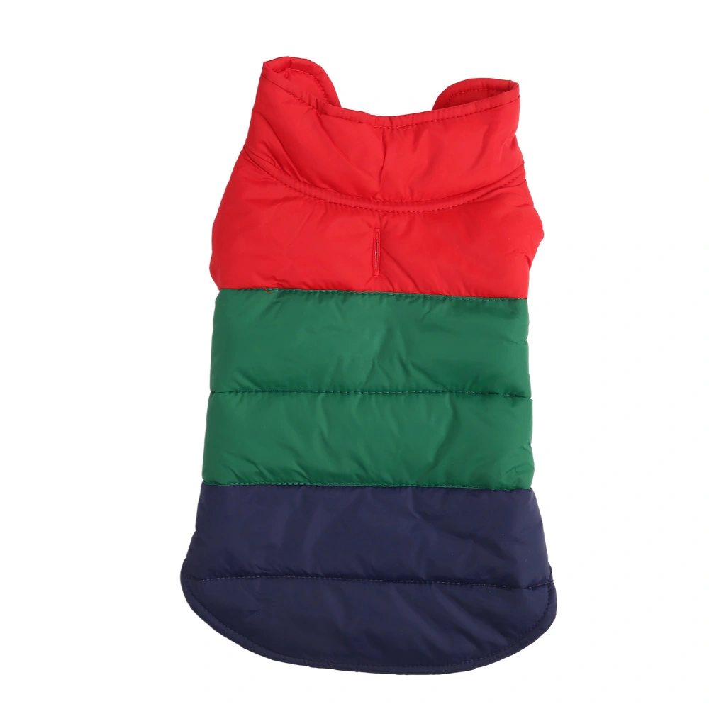 Pet Winter Warm Vest Double Sided Thicken Cotton Waterproof Windproof Dog Winter Clothes for Medium and Large Dogs Green Green XL