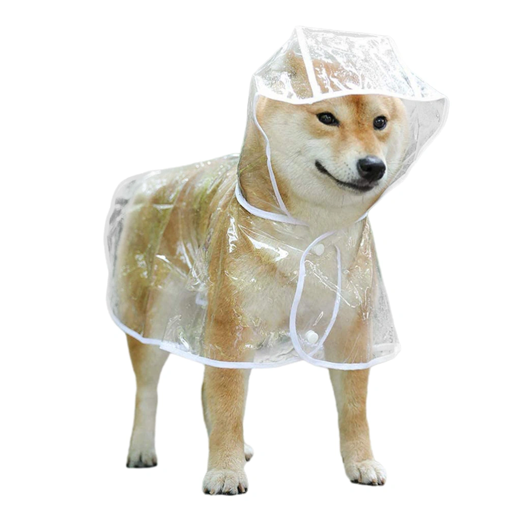 Waterproof Pet Raincoat Portable Pet Raining Coat Breathable Lightweight Dog Rain Poncho