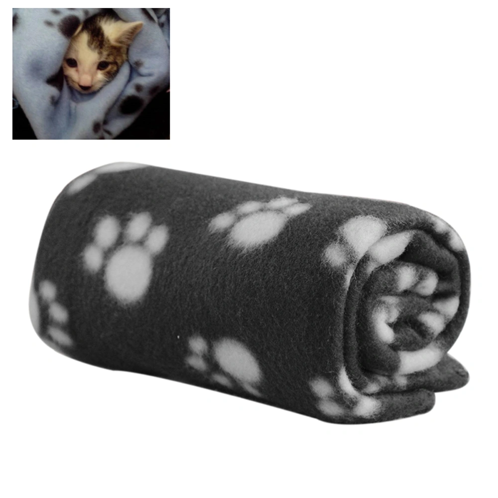 100x70cm Winter Warm Pet Soft Blanket Cat Puppy Sleep Mat Double Sided Pet Dog Blanket