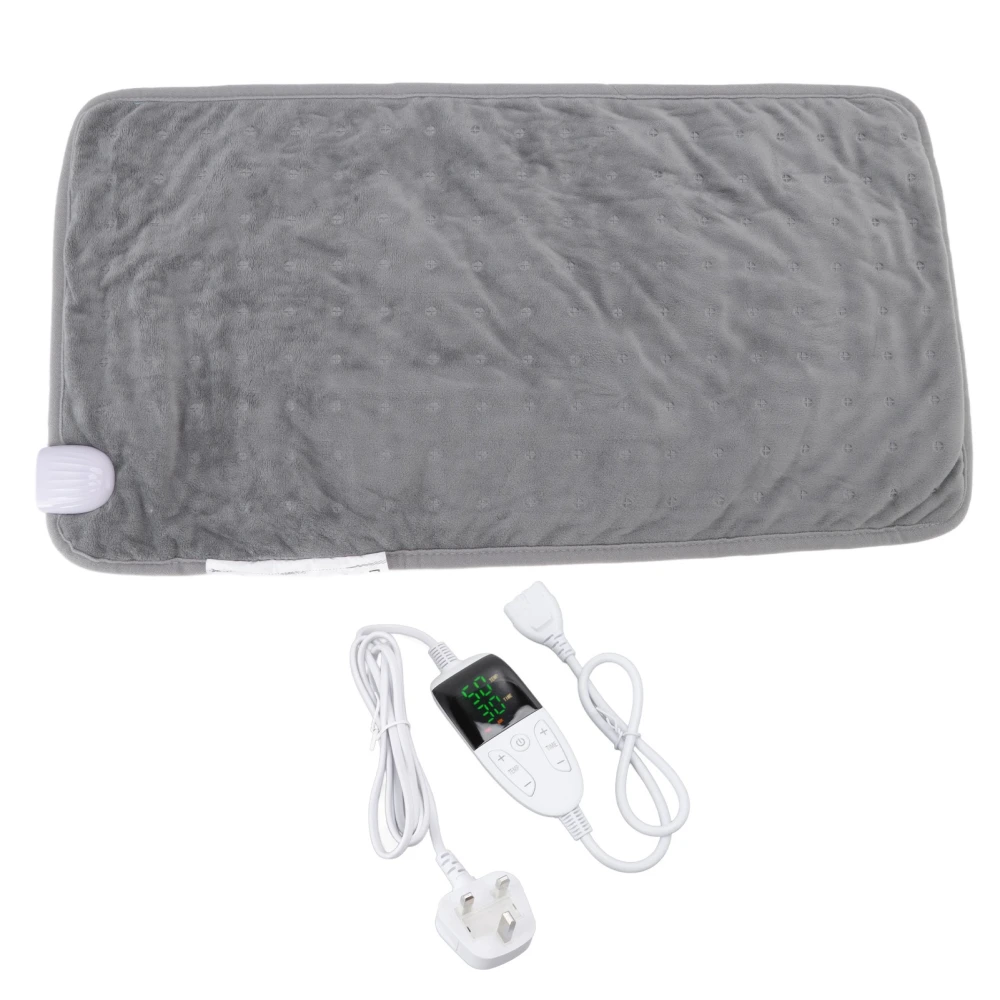 Pet Heating Pad Plush Temperature Adjustable Electric Pet Heated Bed Mat for Cat Dog UK Plug 220‑240V