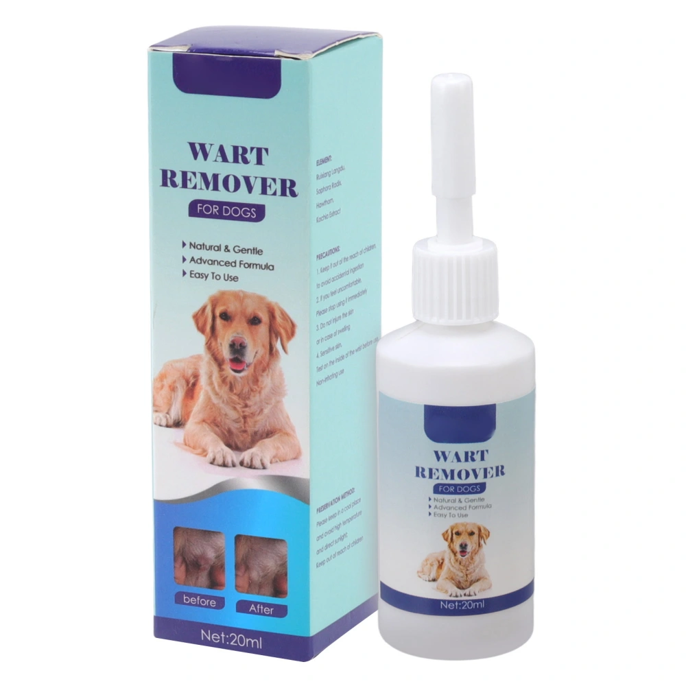 20ml Dog Wart Remover Plant Extracts Rapid Permeability Natural Portable Pet Wart Treatment Liquid