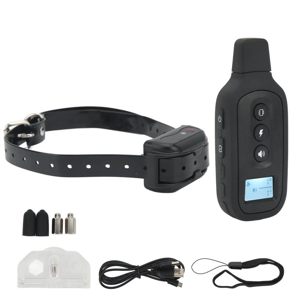 Dog Training Collar Smart Remote Control Rechargeable Sound Vibration Dog Training Collar with LED Flashlight for Dog