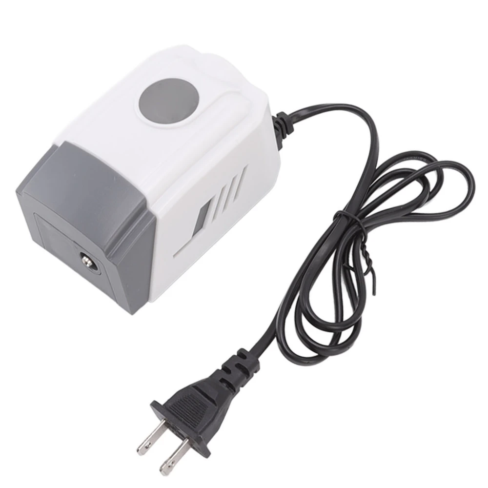 Aquarium Oxygen Pump Single Hole Quiet Fish Tank Air Pump Without Adjustment Valve for Aquarium US Plug 110‑120V