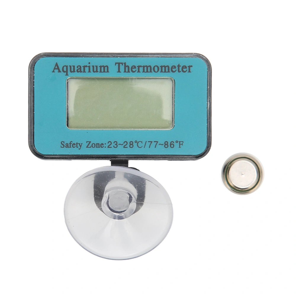 Digital LCD Thermometer Waterproof High Accuracy Aquarium Thermometer with Sucker for Diving