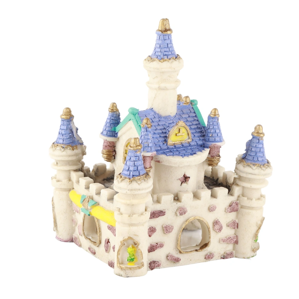 Aquarium Resin Castle Decoration High Simulation Fish Tank Roman Castle Decoration for Aquarium Fish Tank