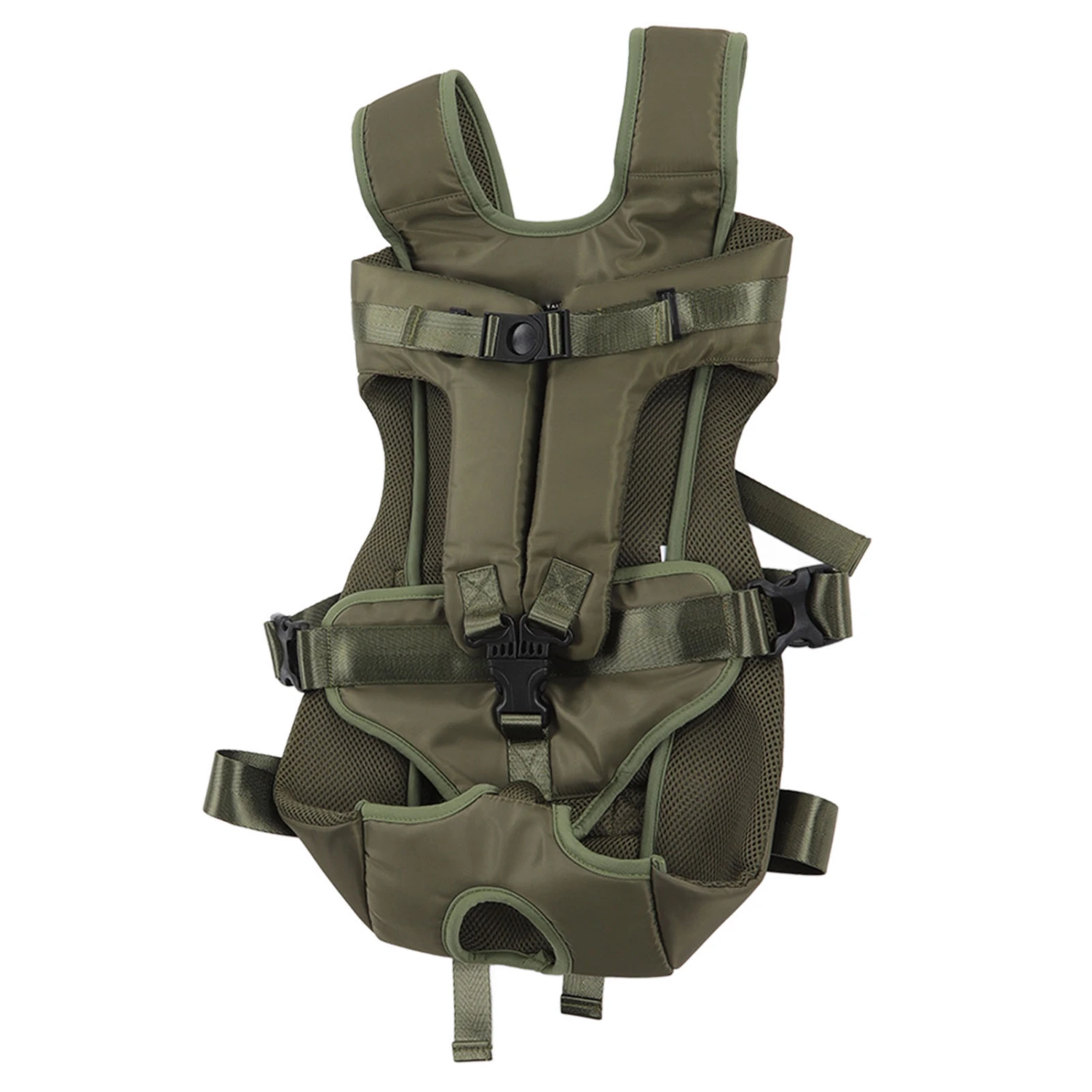 Dog Front Backpack Breathable Waterproof Safe Adjustable Chest Puppy Bag for Cat Biking Hiking Walking S