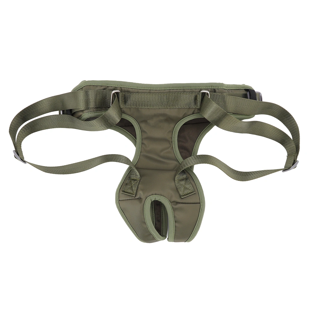 Dog Lift Harness Adjustable Dog Hind Leg Support Sling for Disabled Injured Old Dog Military Green XL