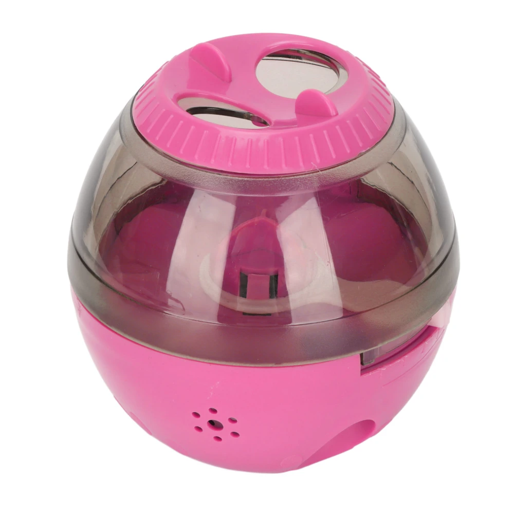 Buyweek Dog Treat Ball Automatic Pet Slow Feeding Ball Reduces Boredom and Promotes Better Digestion for Small Medium Dogs Cats Pink