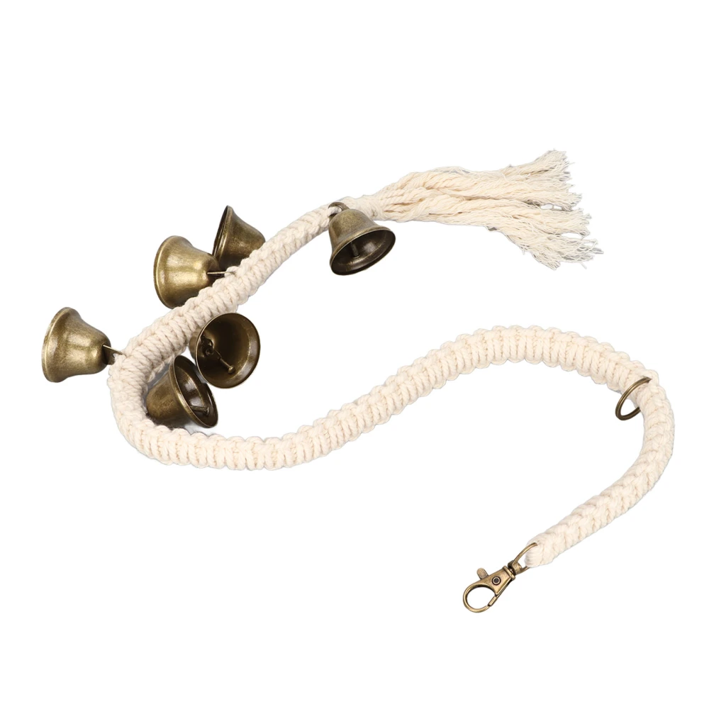 Dog Bells Antique Decorative Potty Training Pet Door Bell Rope for Puppy Cat Home Outdoor