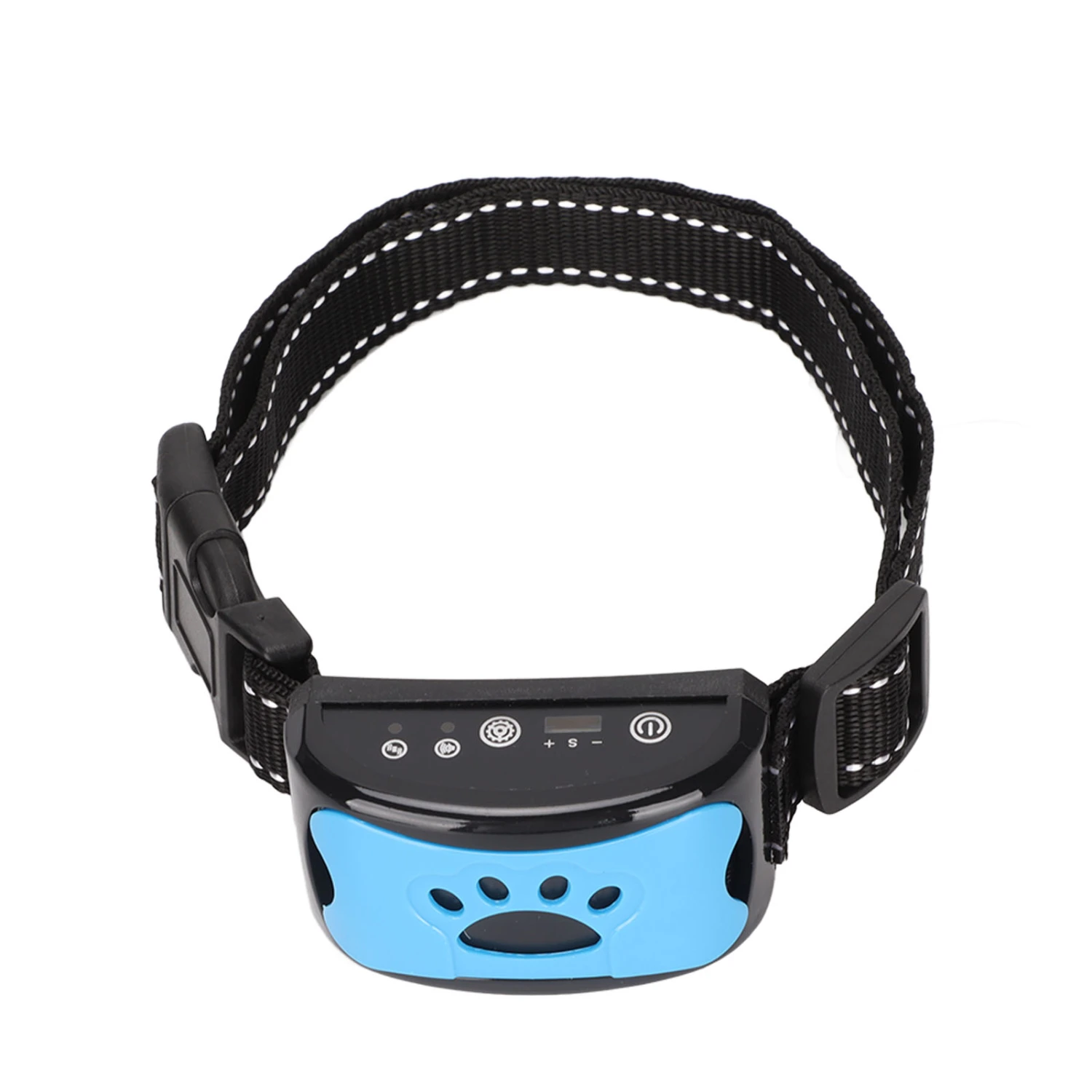 Dog Bark Collar 2 Modes Rechargeable Waterproof Auto Lock Humanized Adjustable Dog Bark Stopper Collar for Dogs