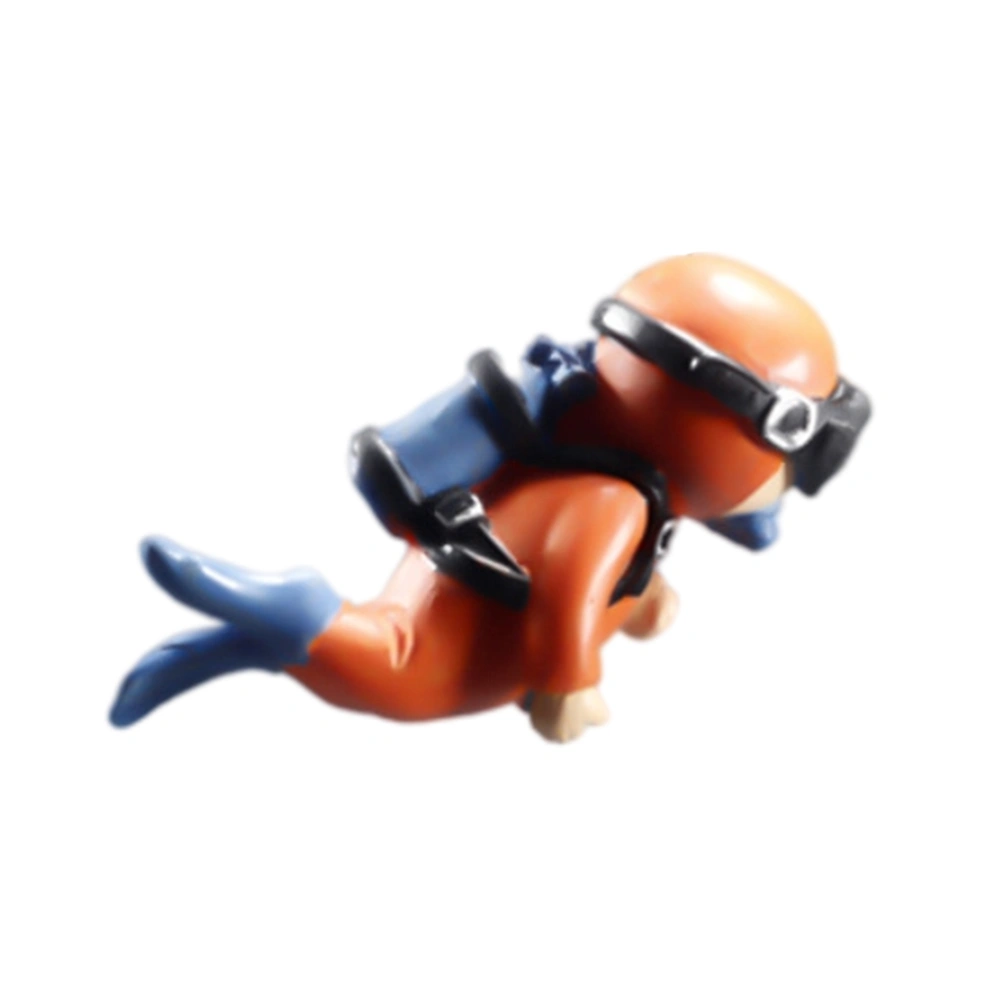 Aquarium Miniature Decoration Diver Figure Fish Tank Decoration Landscape Aquarium Accessories