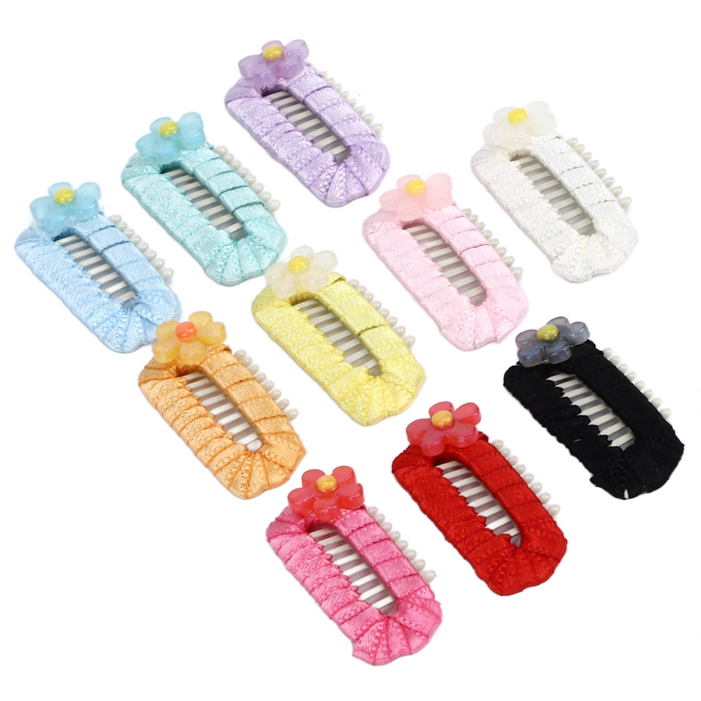 10Pcs Pet Hairpin Colorful Beautiful Pet Grooming Headdress for Pets Cats and Dogs