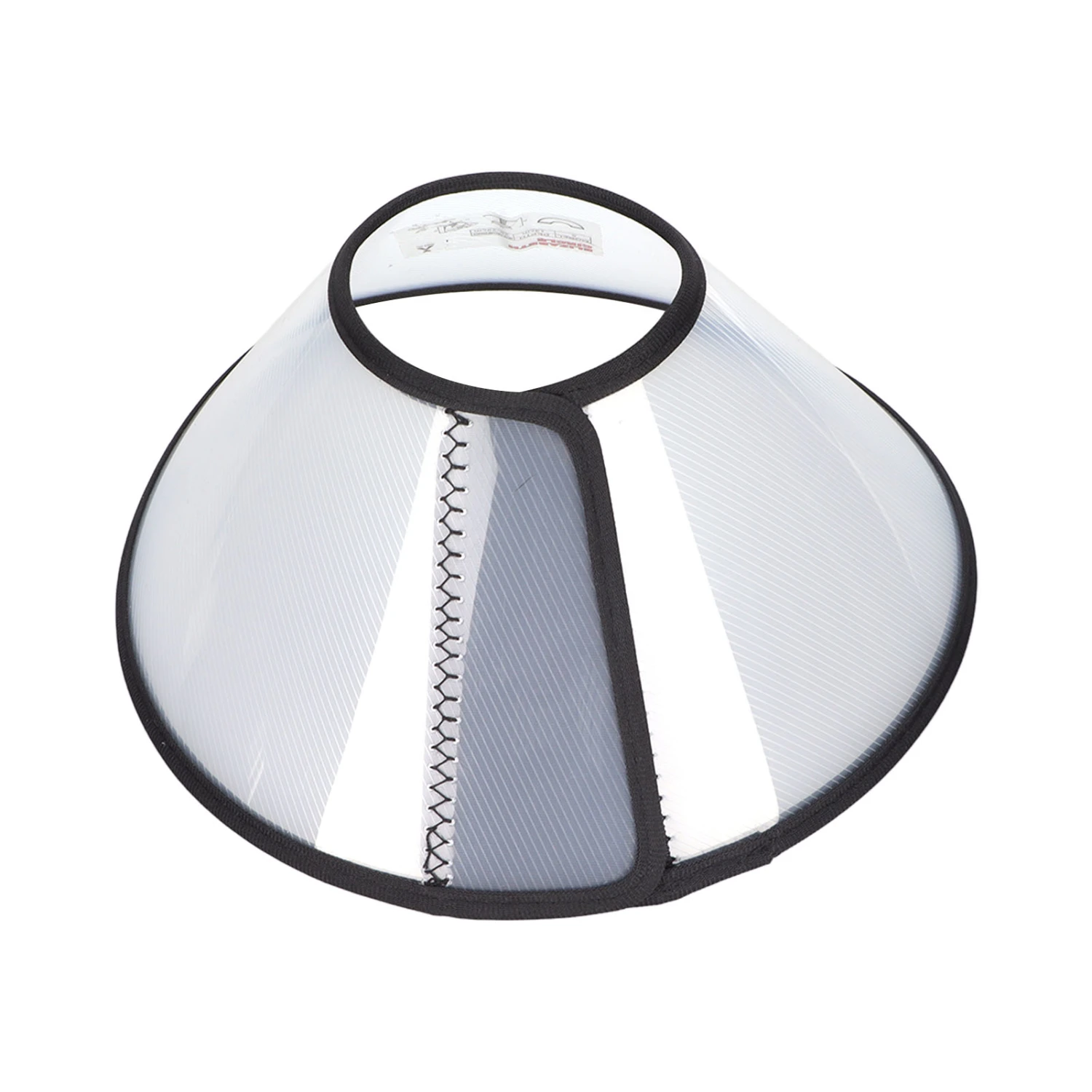 Pet Cone Collar Adjustable Prevent Bite Protective Translucent After Surgery Dog Recovery Collar for Puppy Cat Type 7