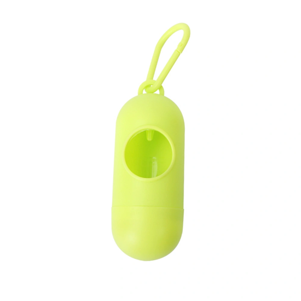 Buyweek Dog Poop Waste Bag Dispenser Plastic Leakproof Pet Waste Bag Dispenser with Back HookGrass Green Dispenser