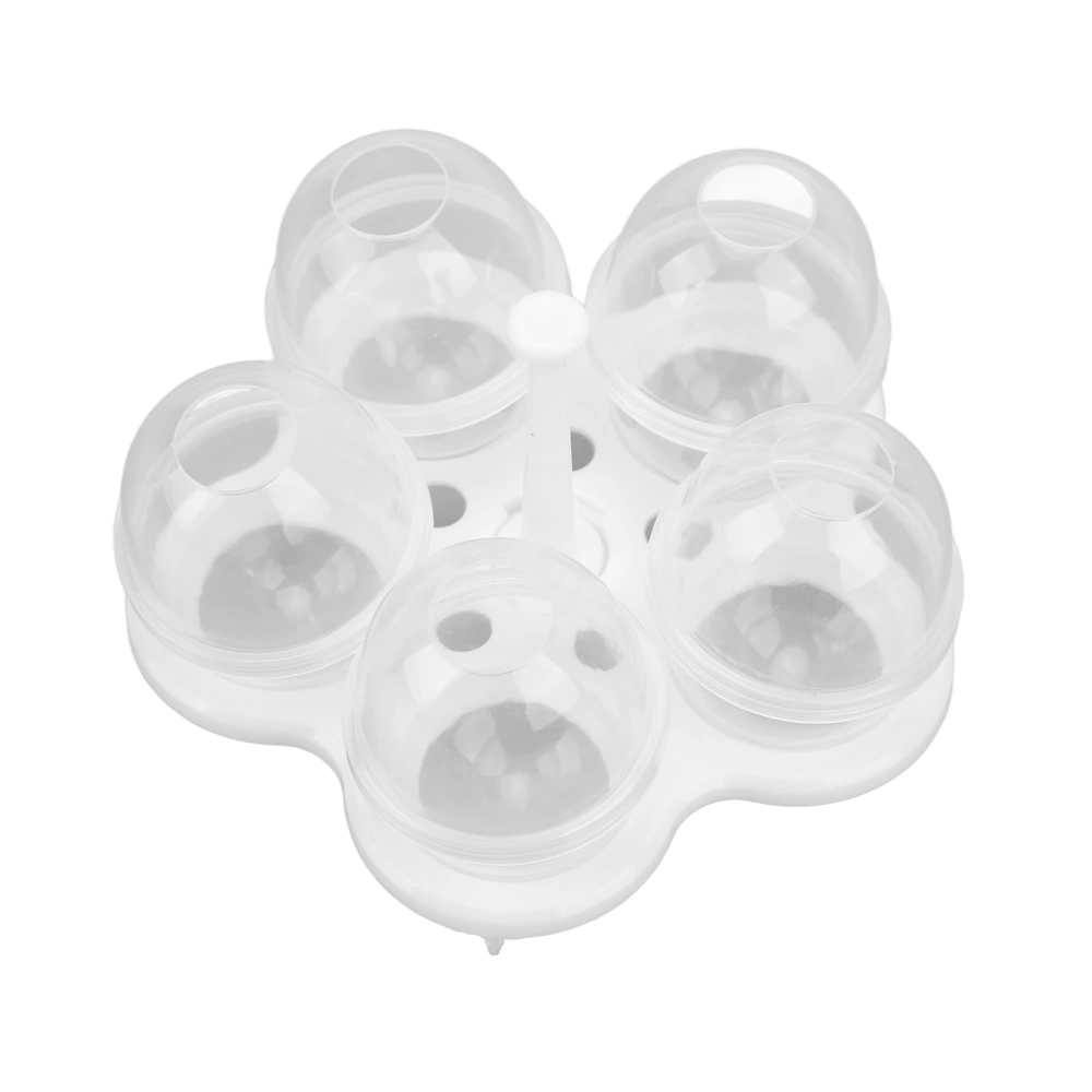 Clear Plastic Eggs Making Reusable Refillable Eggshell and Egg Holder with 2 Halves DesignNo. 1: 58x46mm / 2.3x1.8in