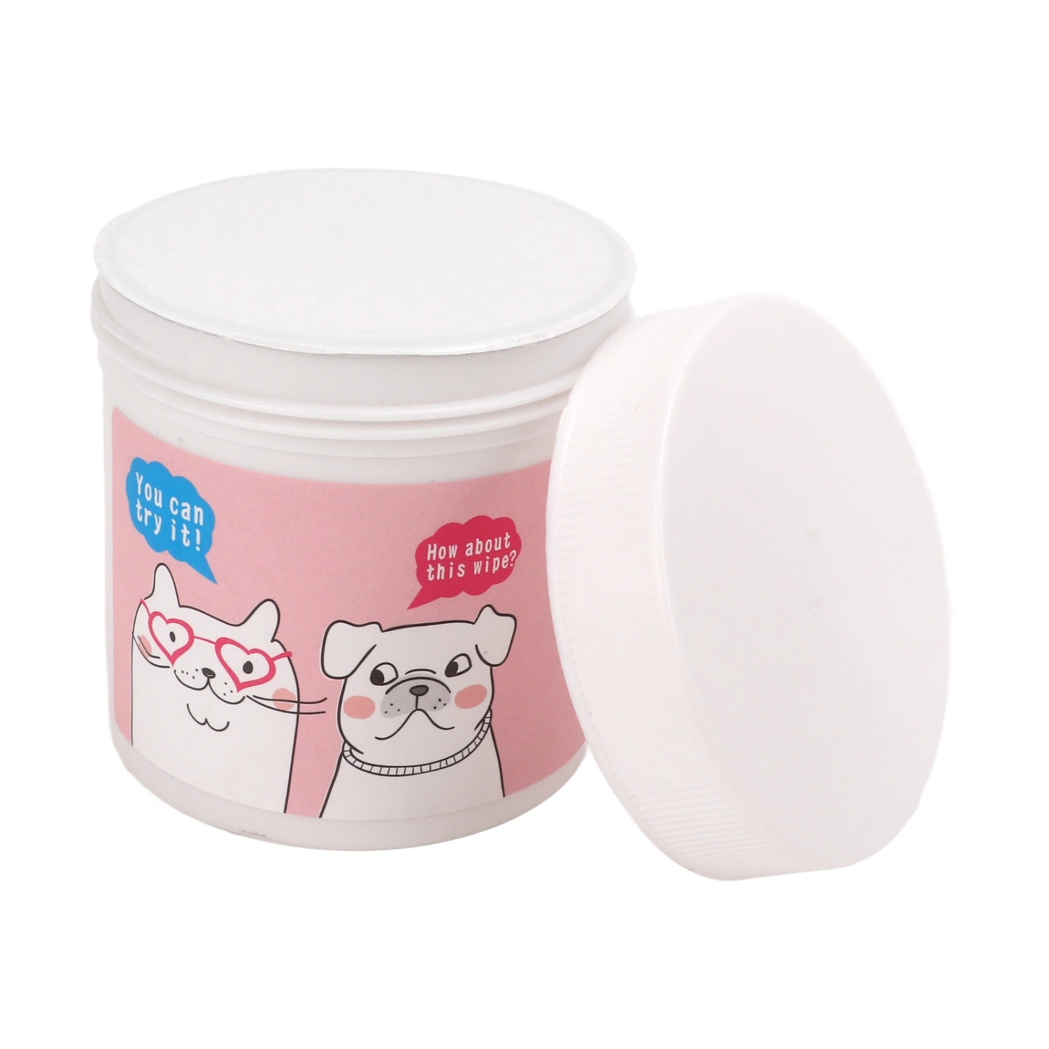 120PCS Pet Cleaning Pads Aloe Extract Facial Tear Stain Remover Pet Eye Wet Wipes for Cats Dogs