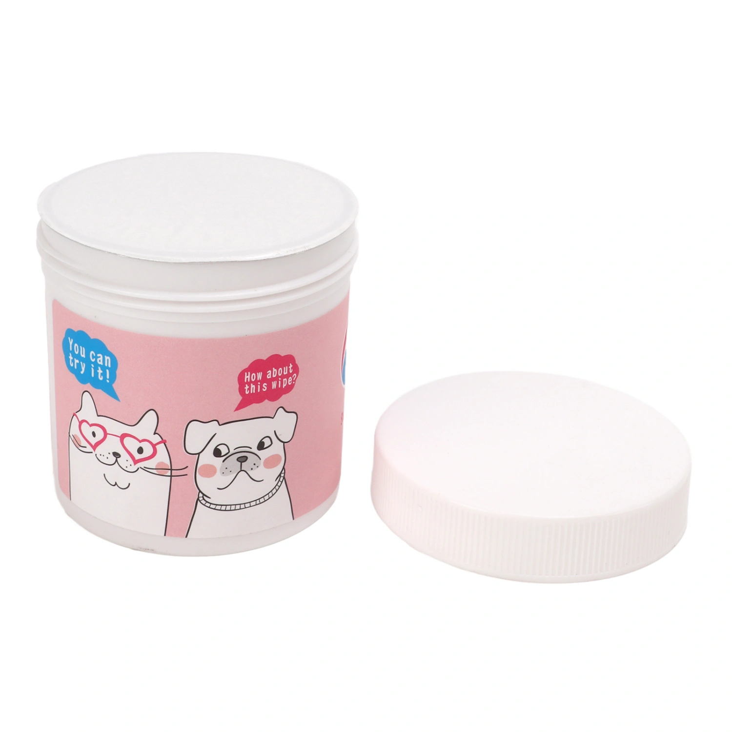 120PCS Pet Cleaning Pads Aloe Extract Facial Tear Stain Remover Pet Eye Wet Wipes for Cats Dogs