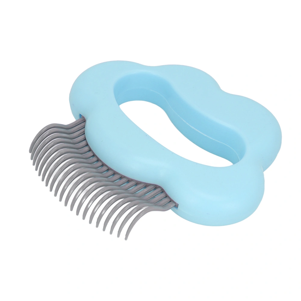 Cat Shell Comb Safe Massage Hair Removal Cat Grooming Comb for Little Pets Bunnys CatsBlue