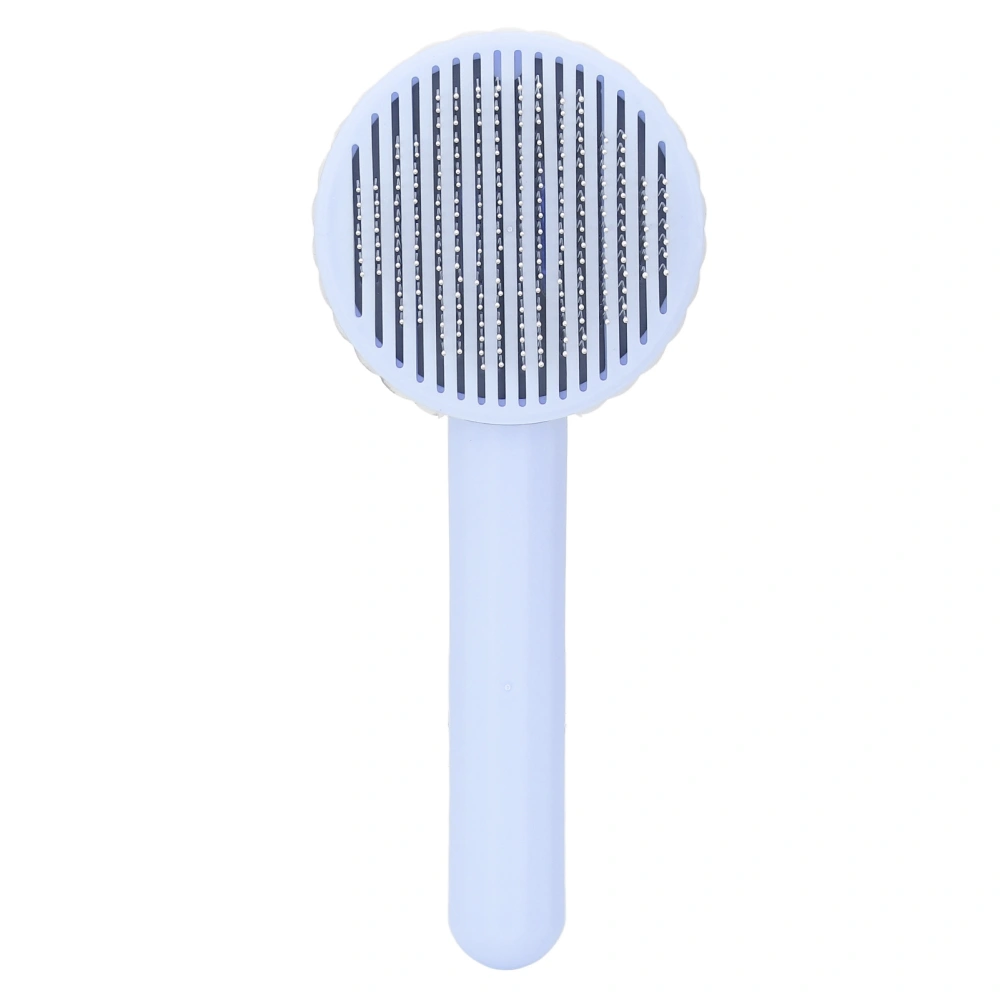 Cat Brush Professional Round Thick Needle Massage Function Pet Grooming Brush for Cats Dogs PetsBlue