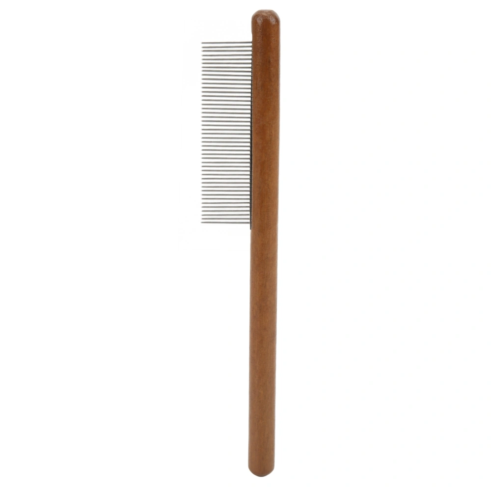 Cat and Dog Comb Remove Floating Hair Reusable Wood Pet Open Knot Comb for Pet Cats DogsA Dense Teeth (for Medium Long Hair)