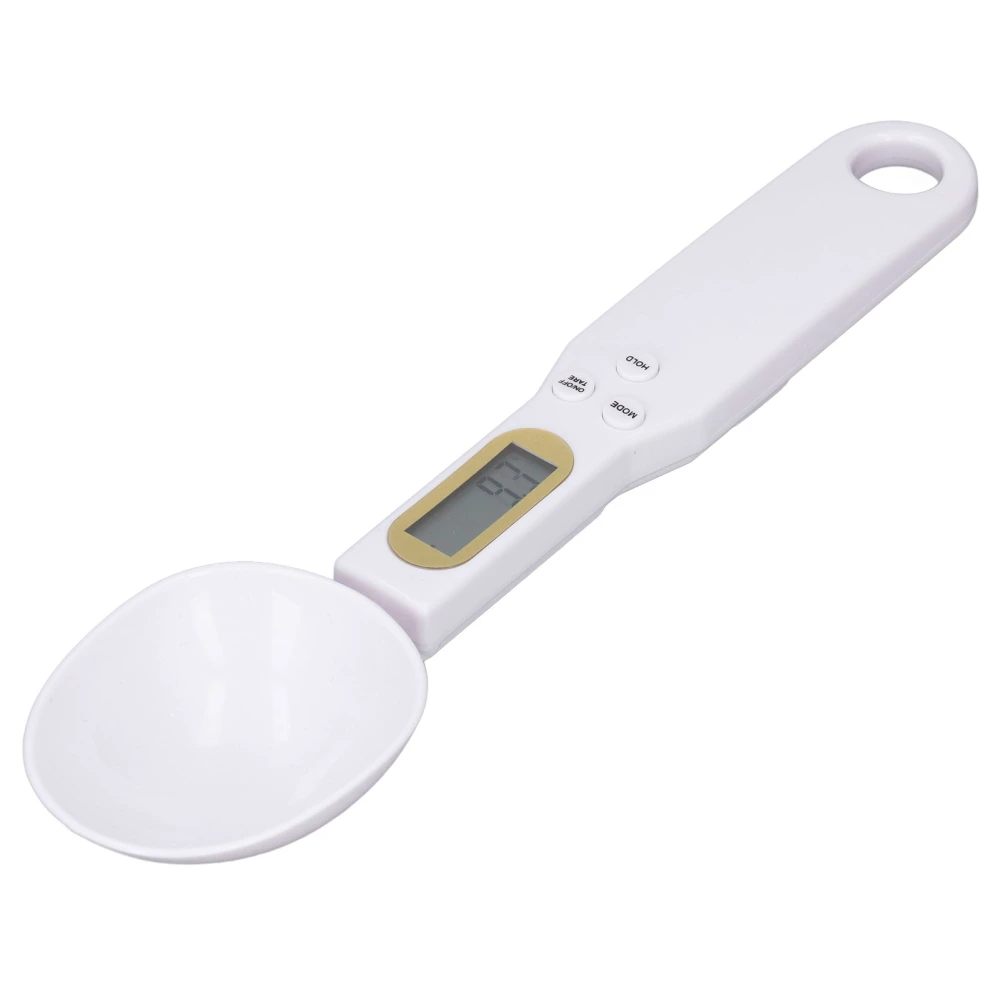 Electronic Pet Measuring Spoon 500g/0.1g Digital Spoon Scale with 4 Weighing Units for Dog Cat