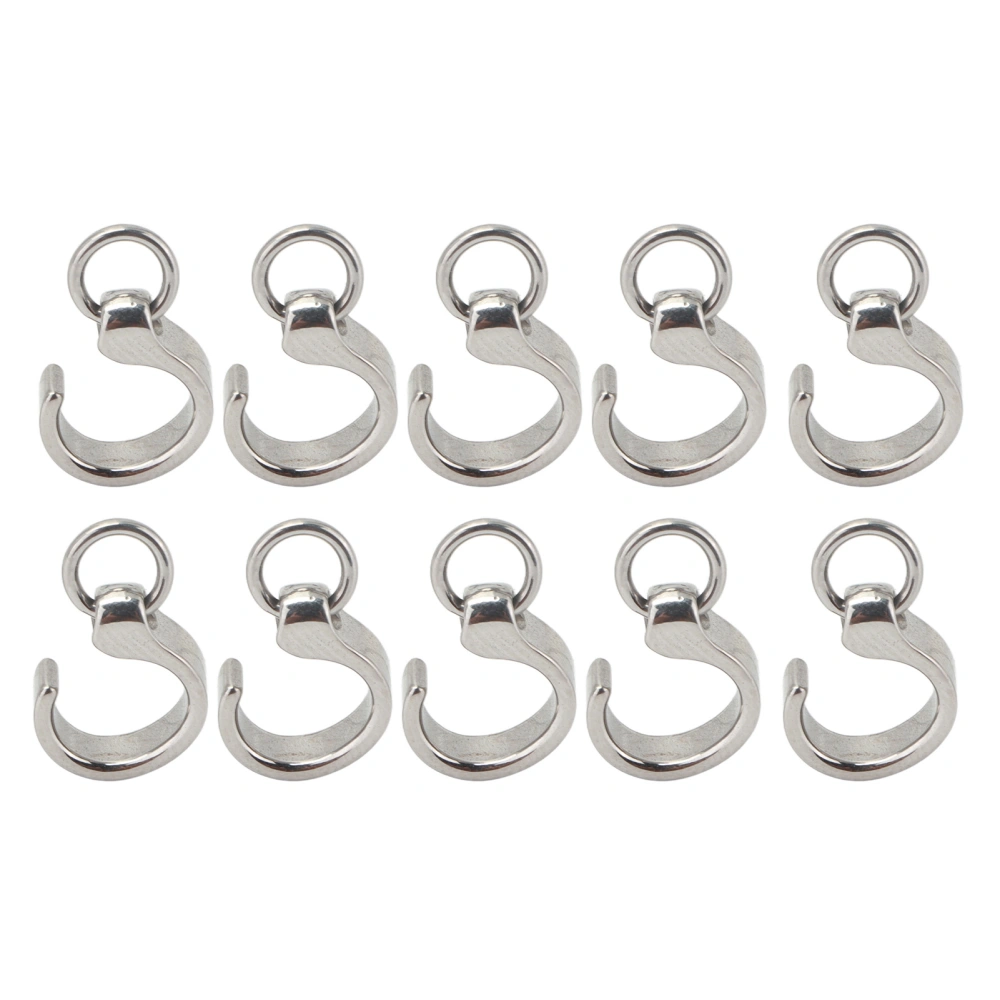 10pcs Bird Foot Ring Stainless Steel Outdoor Parrot Flying Accessory for Birds Training7#