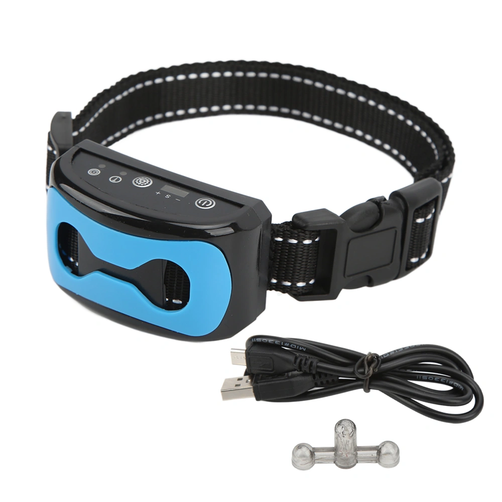 Dog Bark Collar Rechargeable Adjustable Intelligent Automatic Recognition Dog Training Bark Collar with 2 Modes