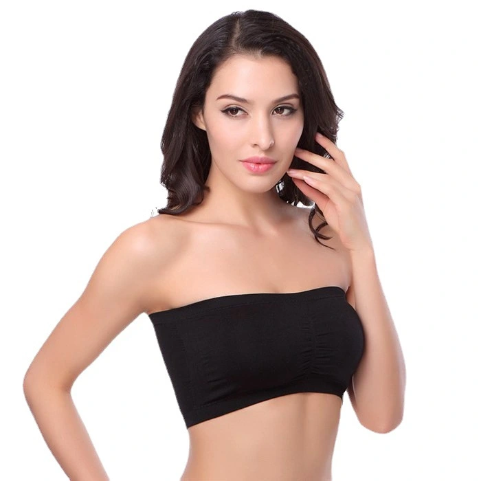 Anti Aliasing Large Size Double Layer Bra With A Straight Circumference