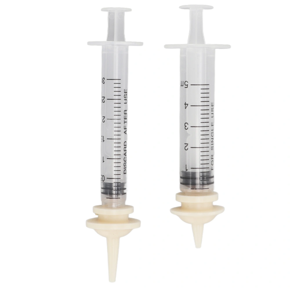 Buyweek Pet Medicine Feeder Dog Syringe Dispenser with Concave Convex Handle for Small AnimalS