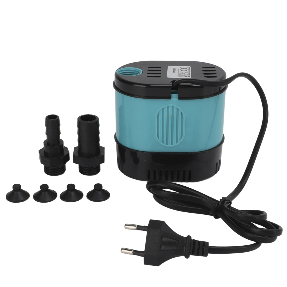 Bottom Suction Submersible Water Pump Amphibious Cycle Bottom Water Pump for Fish Tank Aquarium EU Plug 220V