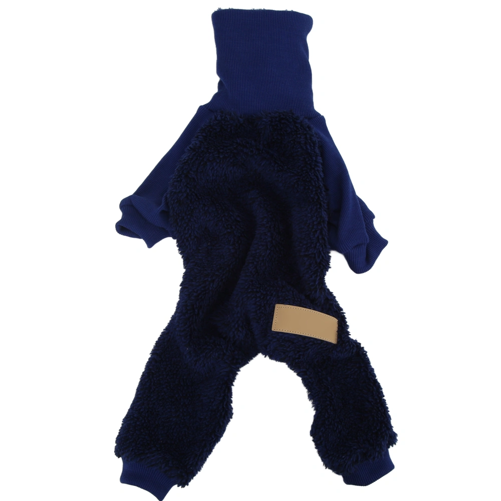 Dog Winter Sweater Thickening Classic Turtleneck Winter Warm Plush Puppy Clothing for Pet DogsM