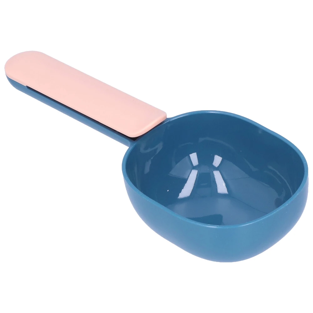 Pet Food Spoon Thickened Plastic Safe Sturdy Comfortable Pet Feeding Spoon for Dogs and PetsBlue Pink