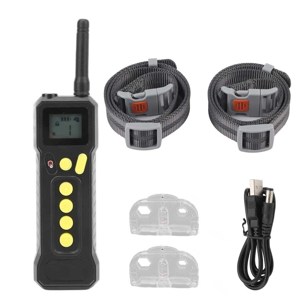 Buyweek Dog Training Collar Waterproof Long Remote Range Dog Shock Collar with Beep Vibration Shock for DogsOne By Two