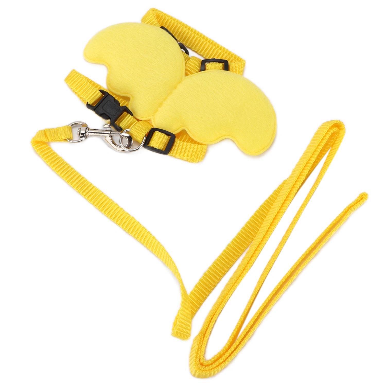 Ducks Traction Rope Adjustable Chest Strap Outside Walking Harness Leash for Pet Duck Chicken GooseYellow S