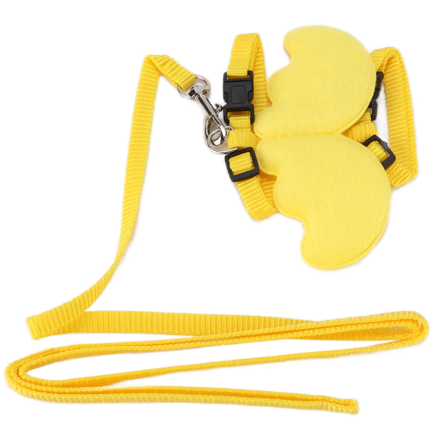 Ducks Traction Rope Adjustable Chest Strap Outside Walking Harness Leash for Pet Duck Chicken GooseYellow S
