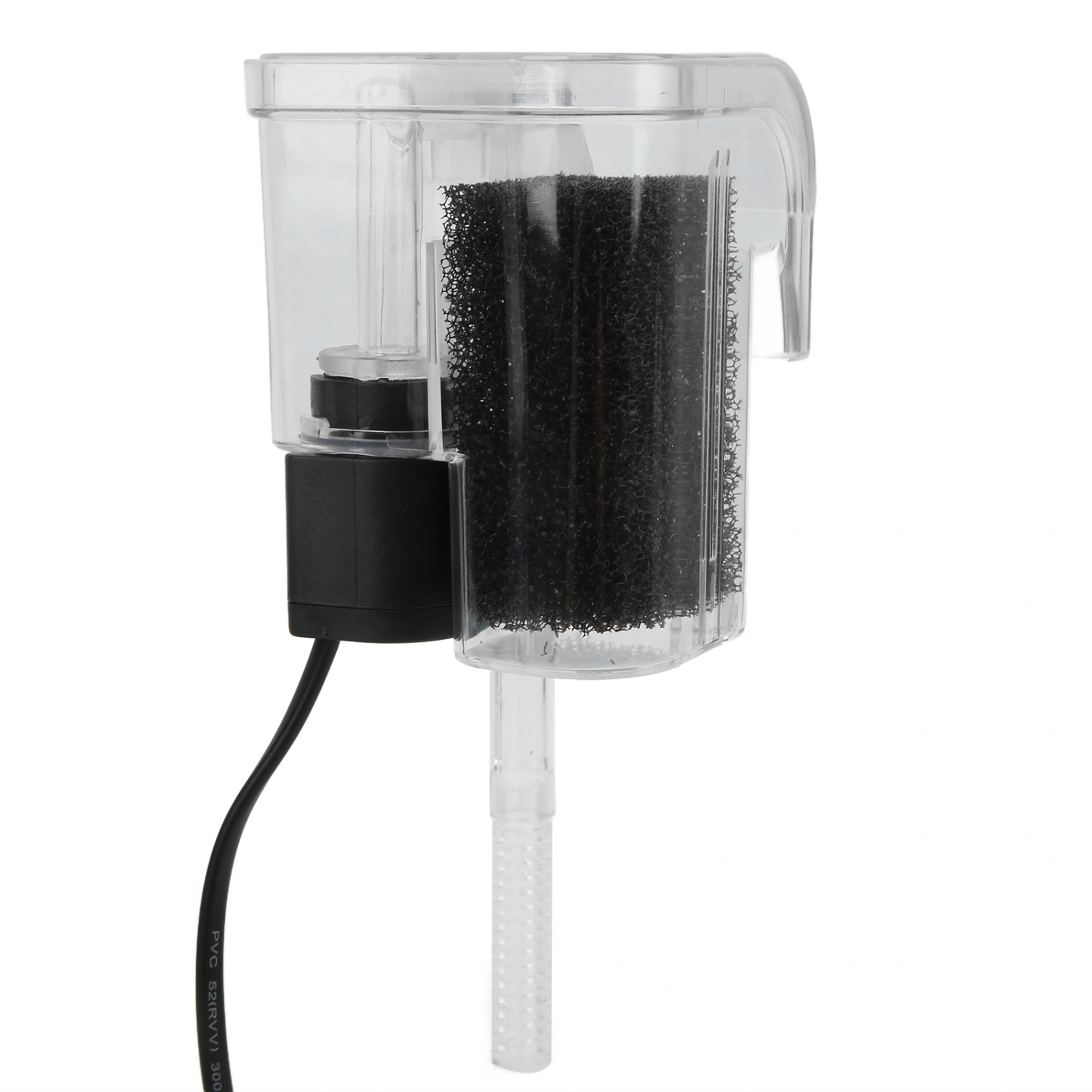 3 in 1 Aquarium Filter Adjustable Increase Oxygen Hang On Filter for Fish Tanks Aquariums 220‑240VEU Plug