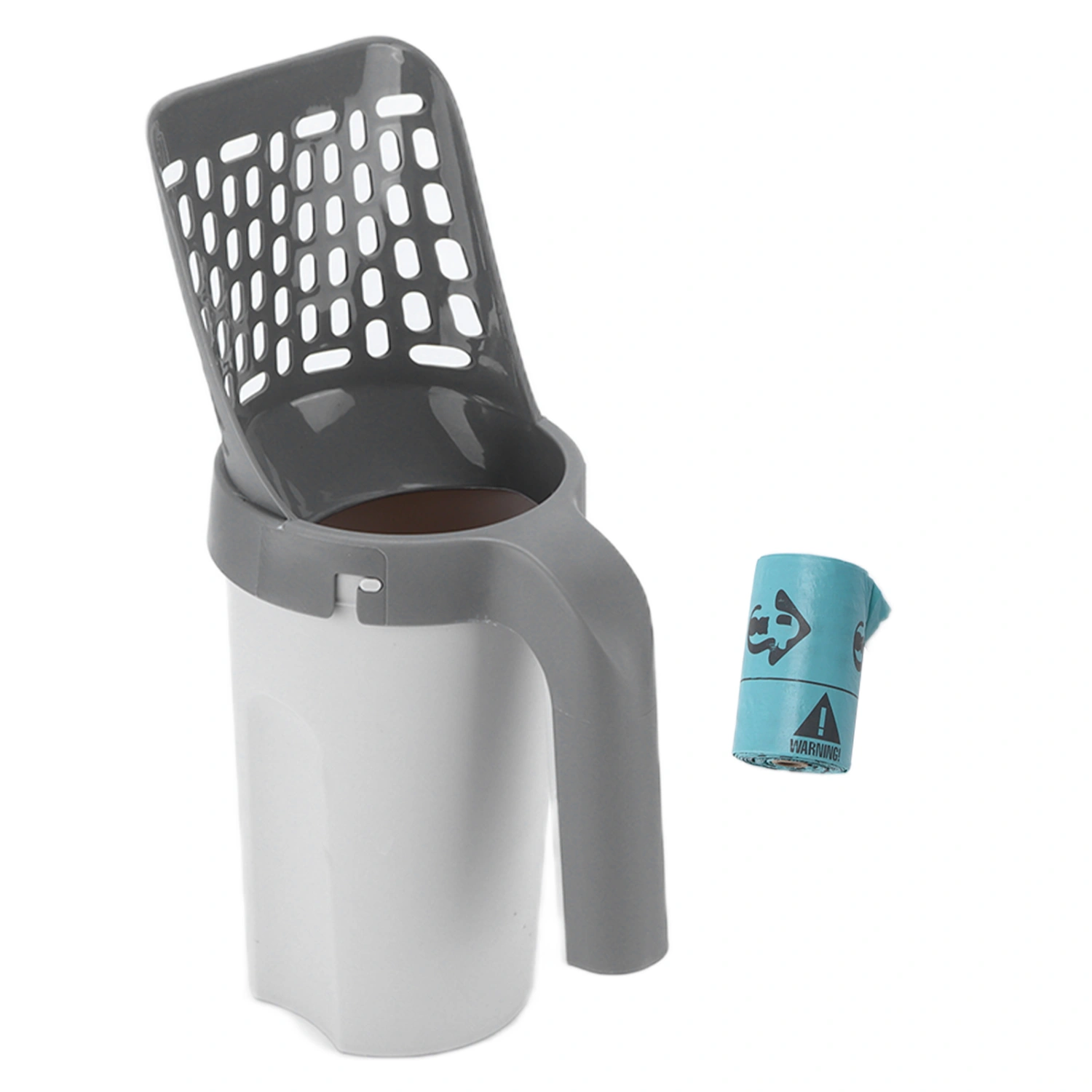 Cat Litter Scooper Portable Pet Cat Litter Sand Shovel with Storage Box for Cleaning