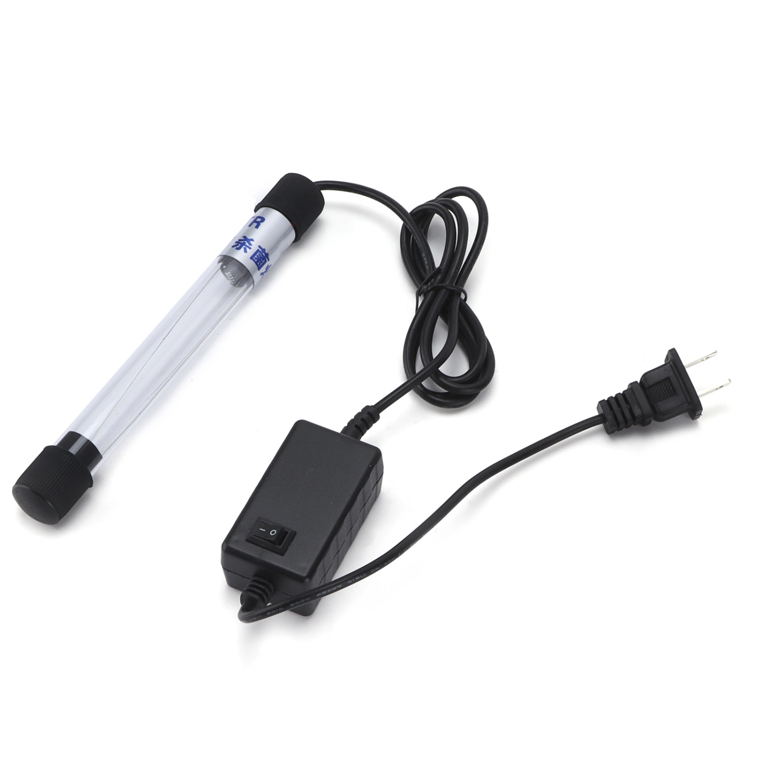 Aquarium Submersible Clean Light UV Sterilizer Green Algae Clean Lamp for Fish Tanks PondUS Plug 110‑120V 7W