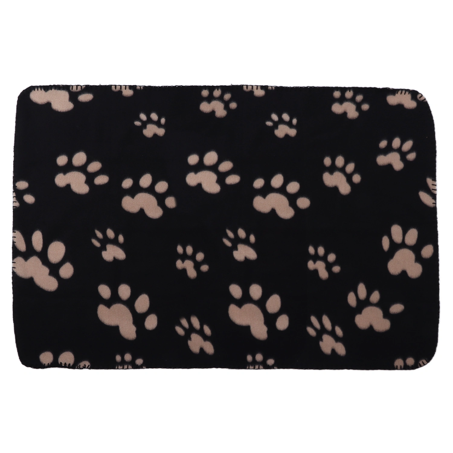 Dog Blanket Soft Plush Machine Washable Plush Pet Blanket for Small Pets Dogs CatsPaw Print M