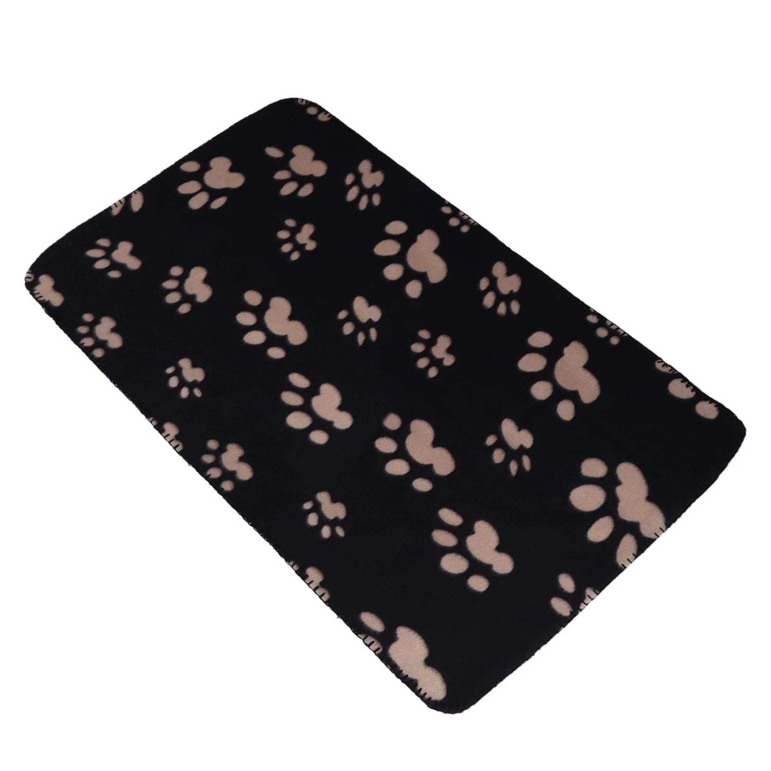Dog Blanket Soft Plush Machine Washable Plush Pet Blanket for Small Pets Dogs CatsPaw Print M