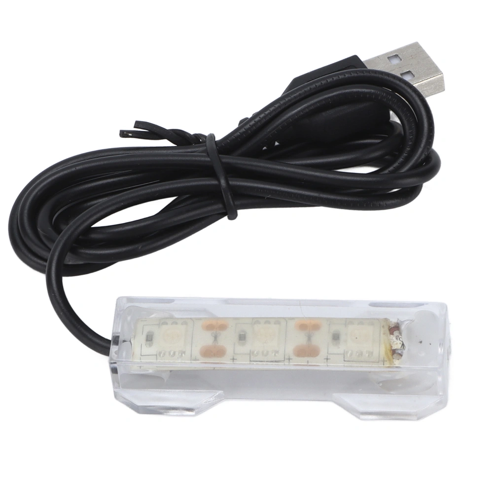 Aquarium Light USB Charging Plastic Fish Tank LED Light for Aquatic Plants LandscapeBlue