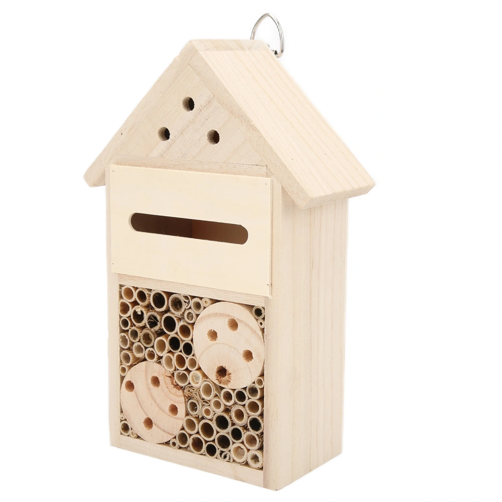 Wood Bee House Attract More Pollinating Wooden Insect Hotels for for Bees Butterflies Ladybugs