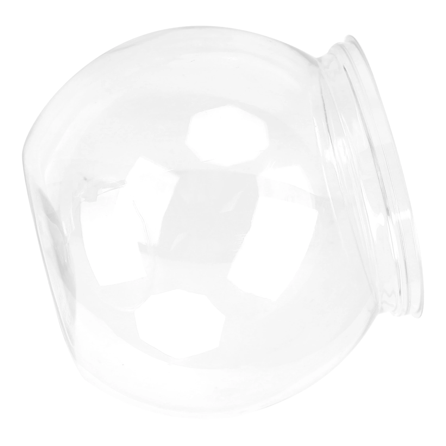 Mini Fish Tank Transparent Plastic Impact Resistant Plastic Gallon Fish Bowl for Desk BookshelfMini