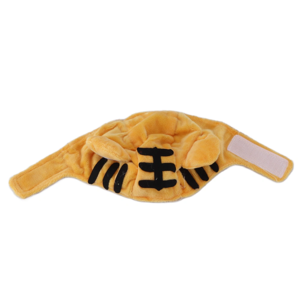 Pet Tiger Hat Cute Soft Lightweight Breathable Pet Headgear for Small Cats Or Dogs