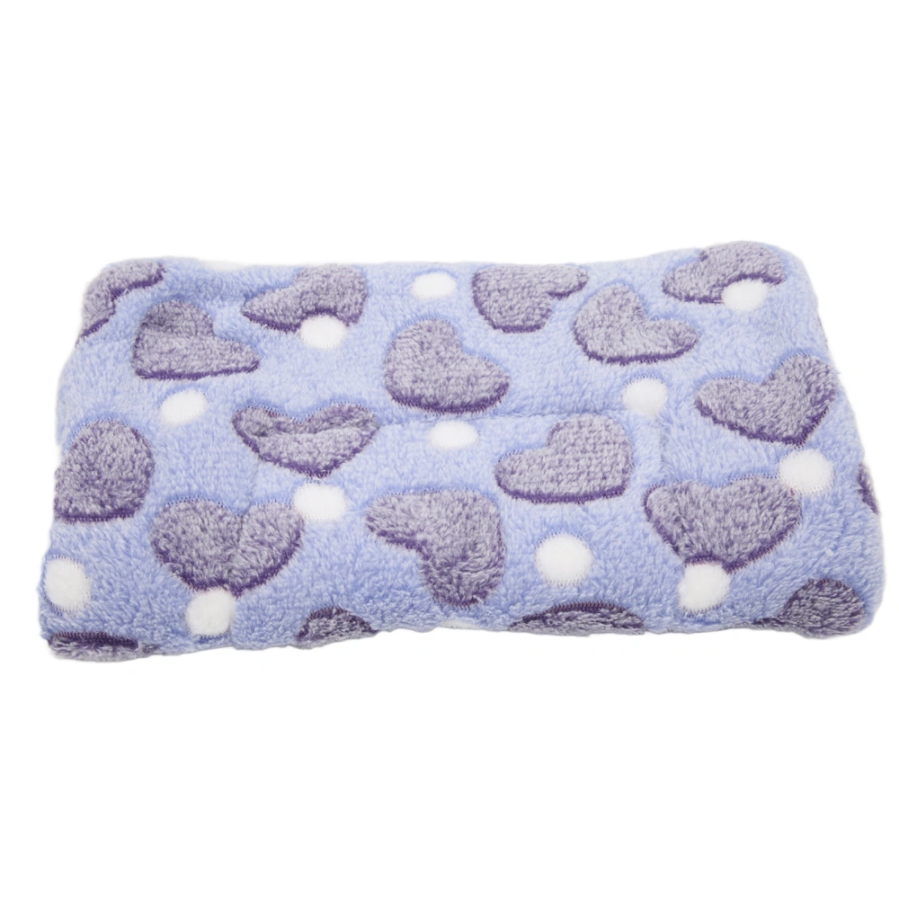 Hamster Warm Fleece Pad Soft and Comfortable Hamster Winter Warm Sleep Pad for Hamster Rabbits ChinchillaL Purple