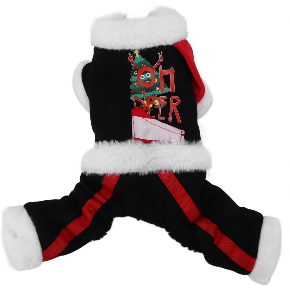 Pet Christmas Funny Costumes Cute and Warm Pet Christmas Tree Clothes for Small and Medium‑Sized DogsXS