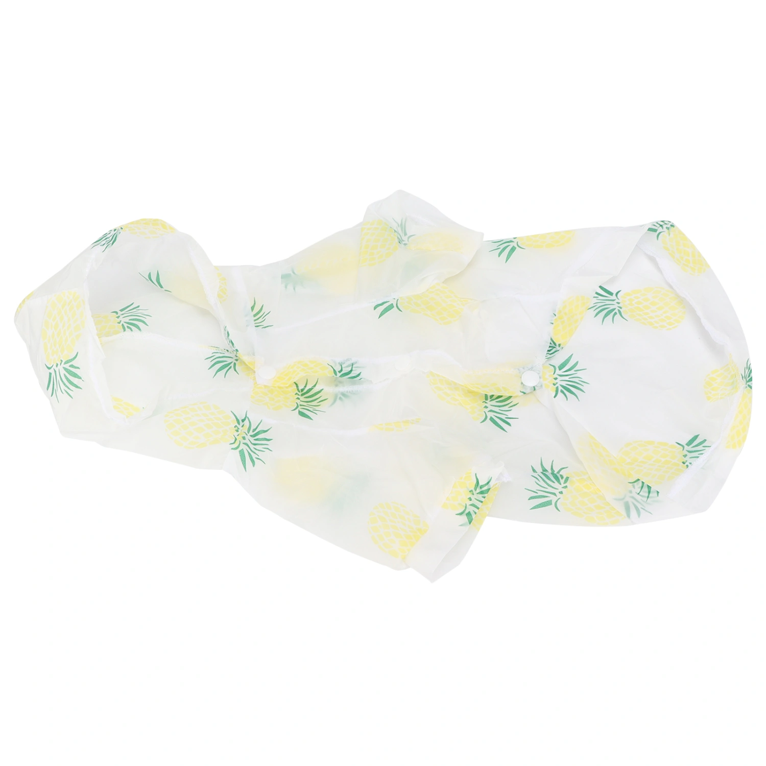Pet SunProof Clothing Polyester Pet SunProtective Clothing with Fruit Print for Pets(Yellow Pineapple M)