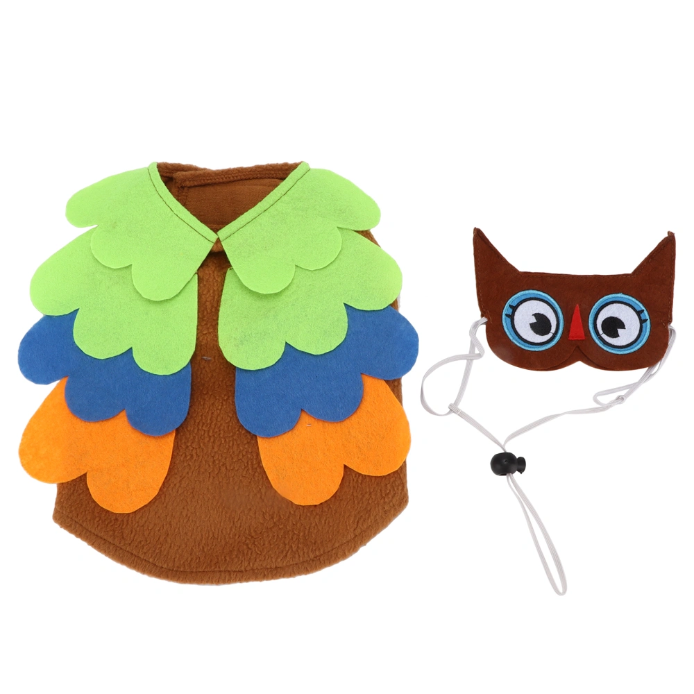 Owl Halloween Christmas Pet Clothes Dress Up Funny New Peculiar Comfortable Puppy Costume for PetL