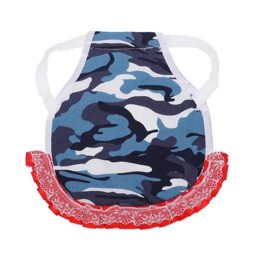 Chicken Saddle Pet Back Protection Apron with Elastic Lace for Chicken Ducks GooseCamouflage